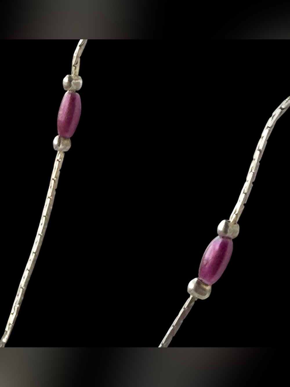Vintage Monet Minimalist Station Necklace - Picture 3 of 10